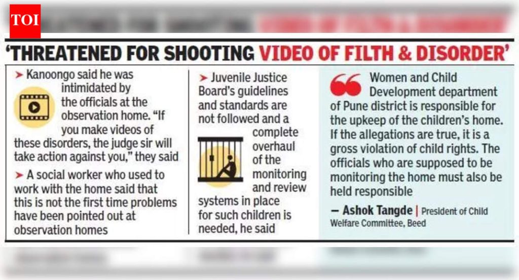 NHRC सदस्याने येरवड्यातील घरी भेट दिली, मुलांकडे दुर्लक्ष केल्याबद्दल चिंता व्यक्त केली