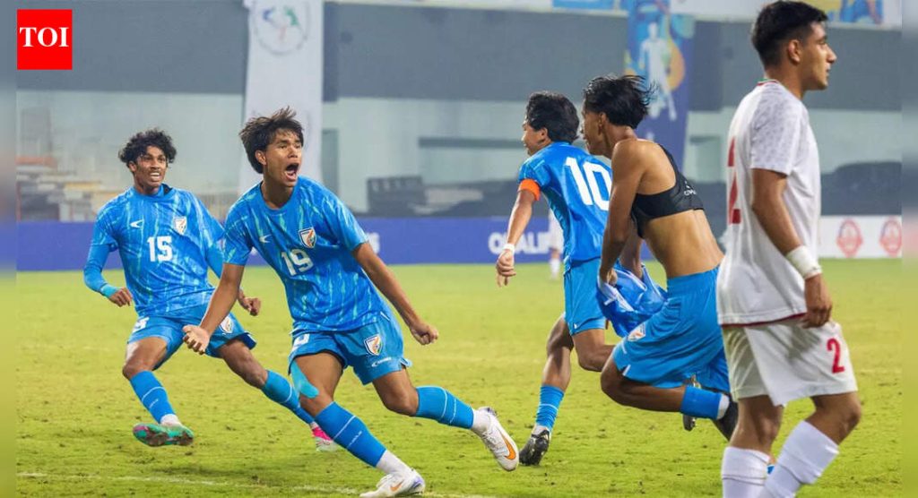 भारताने इराणला हरवून AFC U-17 आशियाई चषक स्पर्धेसाठी पात्र ठरले
