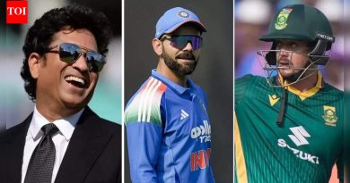 विक्रमी धावांवर क्विंटन डी कॉक: भारताविरुद्ध 7 वे शतक, विराट कोहली, एबी डिव्हिलियर्सला मागे टाकले; प्रमुख वनडे चार्टमध्ये सचिन तेंडुलकरची बरोबरी