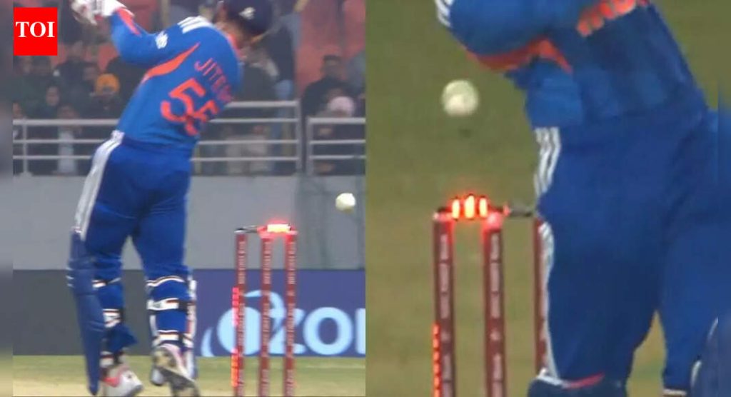 IND vs SA: दुर्मिळातील दुर्मिळ! जितेश शर्माचा दक्षिण आफ्रिकेविरुद्धचा लकी एस्केप व्हायरल – पहा