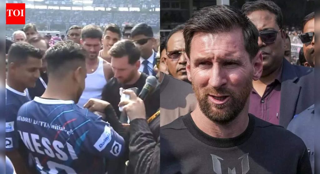 GOAT इंडिया टूर: लिओनेल मेस्सीच्या कोलकातामध्ये स्वाक्षरी केलेल्या जर्सीची कहाणी | अनन्य