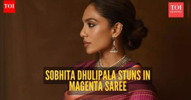 शोभिता धुलिपालाचा किरमिजी साडीचा लुक हा पुरावा आहे की तुम्हाला शाही दिसण्यासाठी सोन्याची गरज नाही |