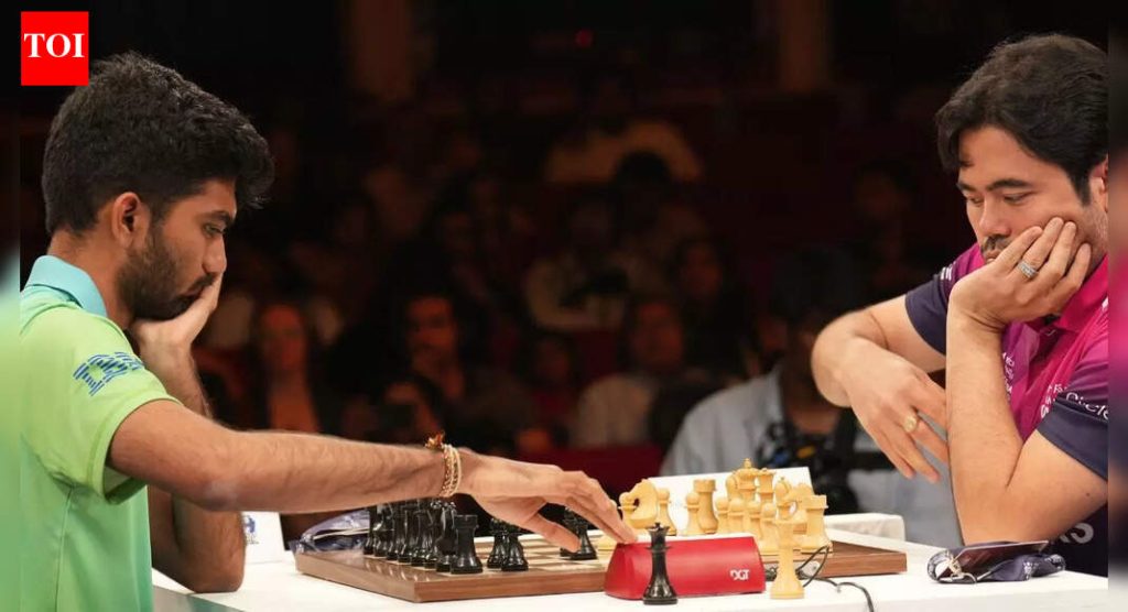 GCL 2025: डी गुकेश विरुद्ध हिकारू नाकामुरा अनिर्णित; त्रिवेणी कॉन्टिनेंटल किंग्सने विजेतेपदाच्या बचावाची सुरुवात केली