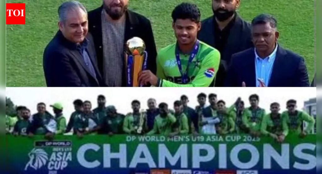 IND vs PAK फायनल: PCB प्रमुख मोहसिन नक्वी यांनी U19 एशिया कप चॅम्पियन्सना ट्रॉफी दिली – पहा