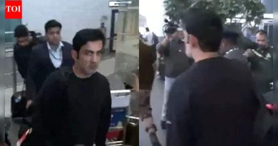 भारताचा T20 विश्वचषक संघ: गौतम गंभीरने दिल्ली विमानतळावर शुभमन गिलला वगळण्याबद्दल विचारले – पहा