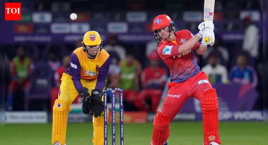 ILT20: शायन जहांगीर, जॉर्डन कॉक्स यांनी दुबई कॅपिटल्सला प्लेऑफ स्पॉट सुनिश्चित केले क्रिकेट बातम्या
