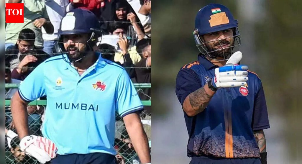 रोहित शर्मासाठी डक, विराट कोहलीसाठी 77: विजय हजारे ट्रॉफीमध्ये चाहत्यांनी एक रोलरकोस्टर दिवस सहन केला