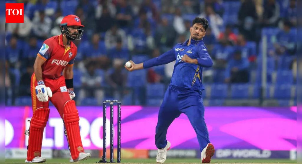 ILT20: दुबई कॅपिटल्सवर आठ गडी राखून वर्चस्व राखून एमआय एमिरेट्सने क्वालिफायर 1 चे स्थान पटकावले | क्रिकेट बातम्या