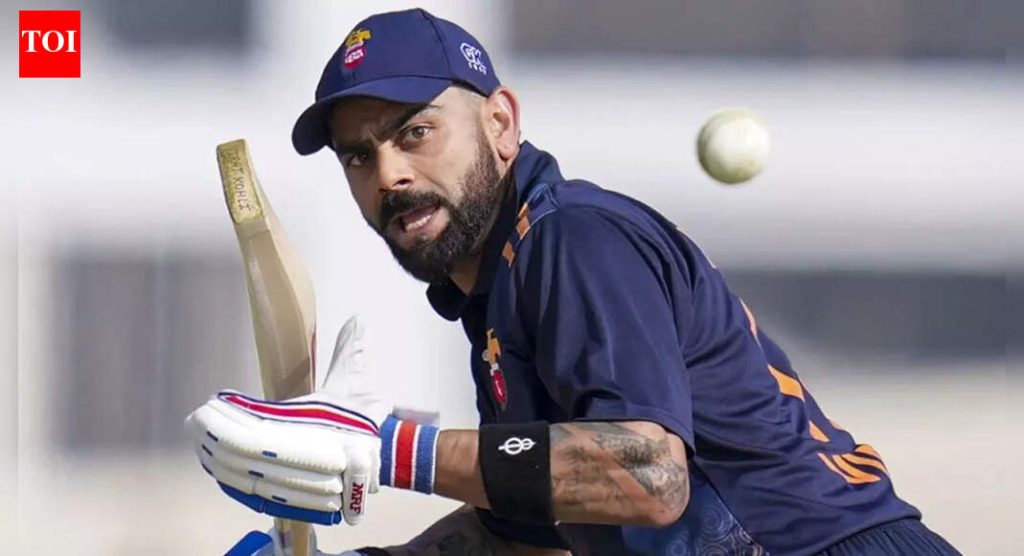 पुष्टी: विराट कोहली दिल्लीकडून तिसरा विजय हजारे ट्रॉफी सामना खेळणार; तारीख, विरोधक आणि ठिकाण उघड