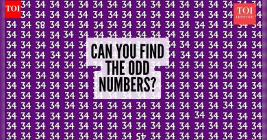 ऑप्टिकल भ्रम: फक्त गरुडाचे डोळे तीक्ष्ण असलेले लोक 17 सेकंदात विषम संख्या शोधू शकतात |