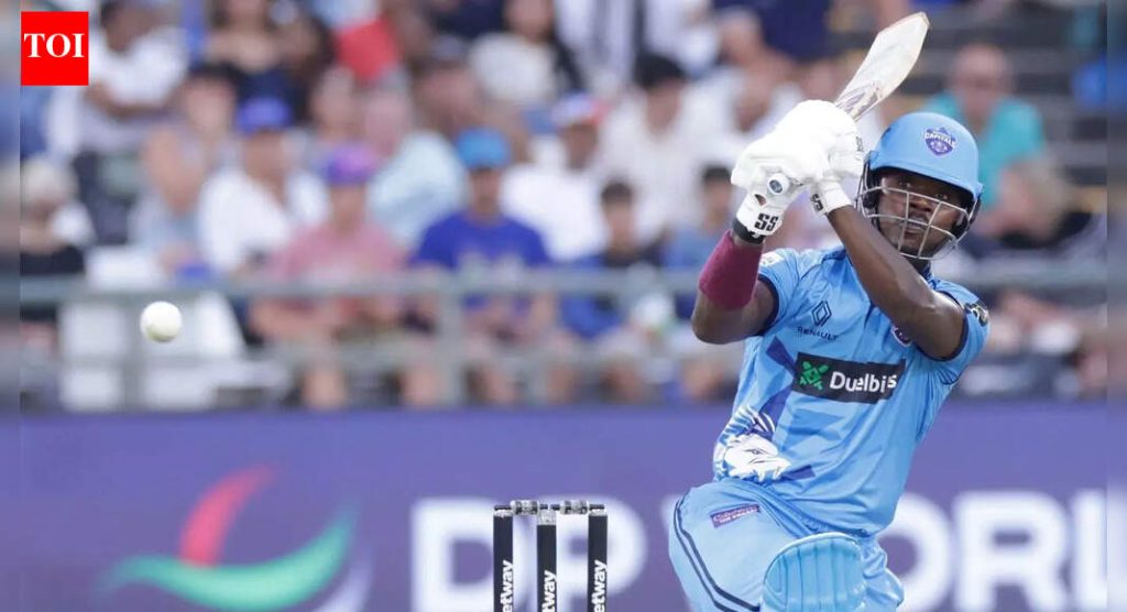 न्यूलँड्स येथे फटाके: शेरफेन रदरफोर्ड, डेवाल्ड ब्रेव्हिस पॉवर प्रिटोरिया कॅपिटल्स प्रथम विजयी | क्रिकेट बातम्या