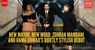 मखमली, विंटेज आणि अगदी न्यूयॉर्क: जोहरान ममदानी आणि रामा दुवाजी यांच्या उद्घाटन शैलीतील प्रत्येकजण बोलत आहे