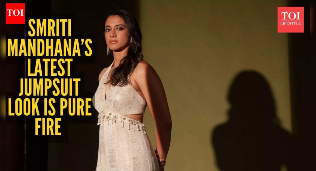 स्मृती मानधना यांनी या जबडा-ड्रॉपिंग जंपसूटसाठी क्रिकेटच्या गोऱ्यांचा धुव्वा उडवला