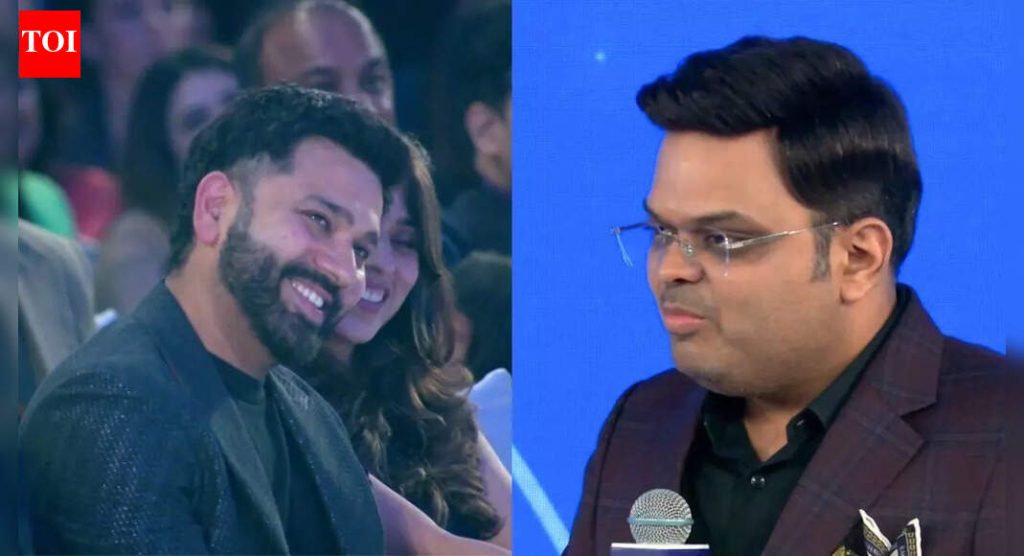 आयसीसी प्रमुख जय शाह यांनी रोहित शर्माला ‘आमचा कर्णधार’ म्हटले; batter ची प्रतिक्रिया व्हायरल जाते – पहा