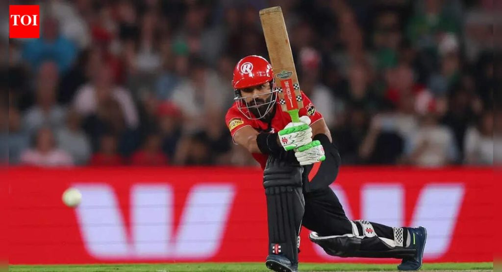 बिग बॅश: पाकिस्तानचा मोहम्मद रिझवान संथ खेळीनंतर निवृत्त झाला – पहा