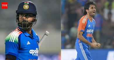 श्रेयस अय्यर आणि रवी बिश्नोई यांना वॉशिंग्टन सुंदर आणि टिळक वर्मा मालिका मिस म्हणून भारतीय T20I संघात समाविष्ट केले