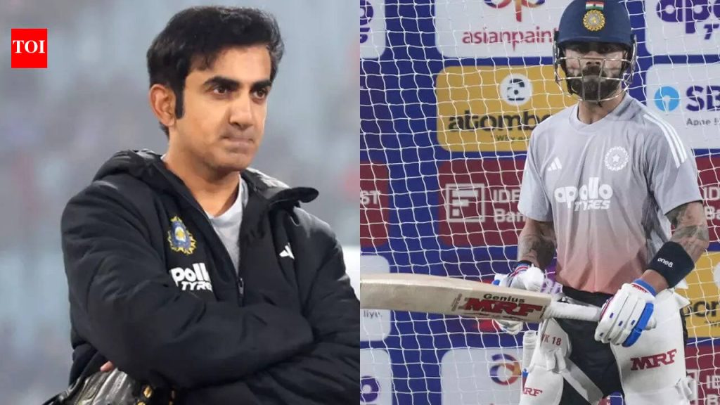 गर्दीने ‘गौतम गंभीर हाये’चा जयघोष केला; विराट कोहलीची प्रतिक्रिया – पहा