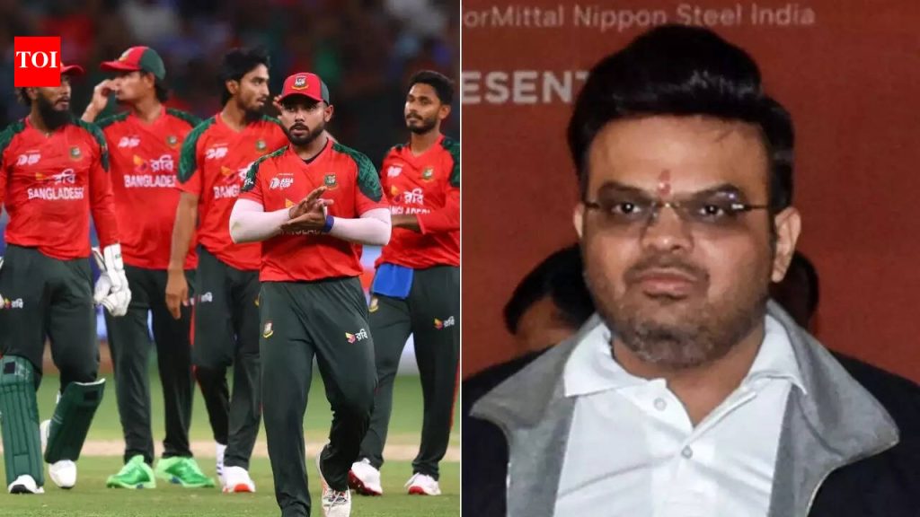 T20 World Cup row: ICC ने बांगलादेशवर ‘कठोर कारवाई’ करण्याचा विचार केला; जय शाह अंतिम निर्णयासाठी दुबईत | क्रिकेट बातम्या