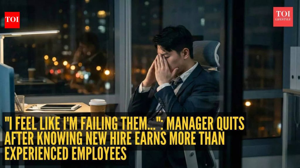 “मला असे वाटते की मी त्यांना नापास करत आहे…”: नवीन कामावर 8 वर्षांचा अनुभव असलेल्यांपेक्षा जास्त कमावते हे जाणून घेतल्यानंतर व्यवस्थापक सोडतो