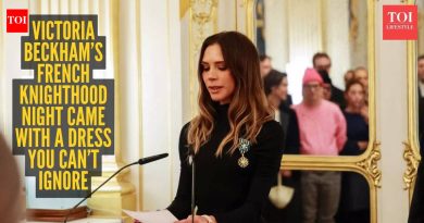 ‘मॉमझिला’ व्हिक्टोरिया बेकहॅमला पॅरिसमध्ये फ्रेंच नाइटहूड मिळाला आणि तिच्या काळ्या पोशाखाने स्पॉटलाइट चोरला |