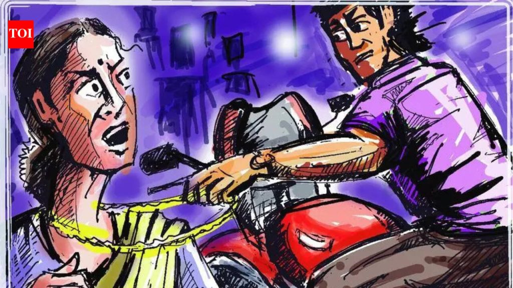 रहाटणी येथे ओढल्या गेलेल्या पण निर्दयी महिलेने चेन स्नॅचिंगचा प्रयत्न हाणून पाडला