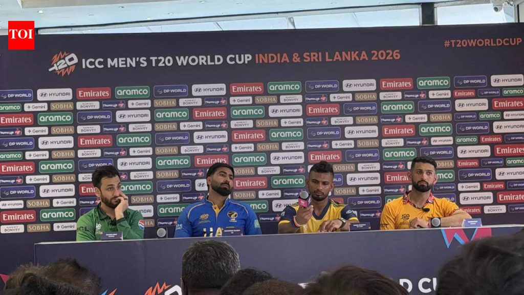 T20 विश्वचषक 2026 कॅप्टन्स डे प्रेस कॉन्फरन्स लाइव्ह अपडेट्स: पाकिस्तानचा सलमान अली आगा, कर्णधार कोलंबोमध्ये मीडियाला संबोधित करतो