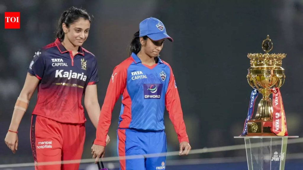 RCB vs DC लाइव्ह स्कोअर, WPL 2026 फायनल: RCB ची प्रथम गोलंदाजी जेमिमाह रॉड्रिग्जचे DC आय पहिले विजेतेपद