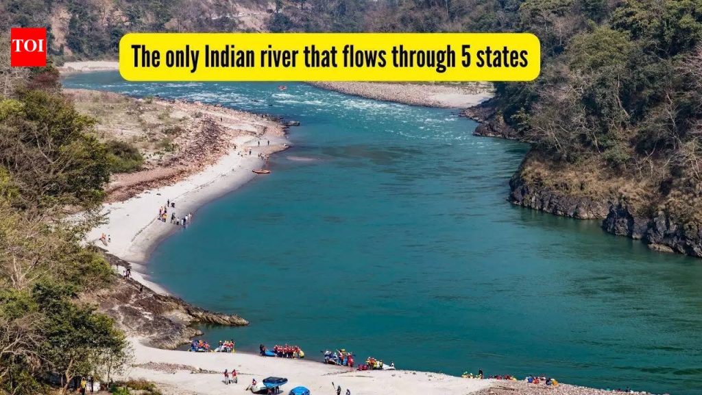 भारतातील 5 राज्यांमधून वाहणारी एकमेव नदी आणि इतर कोणत्या गोष्टी आहेत ज्यामुळे ती अद्वितीय आहे |