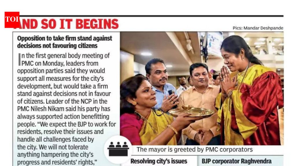 भाजपच्या मंजुषा नागपुरे या महापालिकेच्या महापौर, परशुराम वाडेकर उपनगराध्यक्ष आहेत