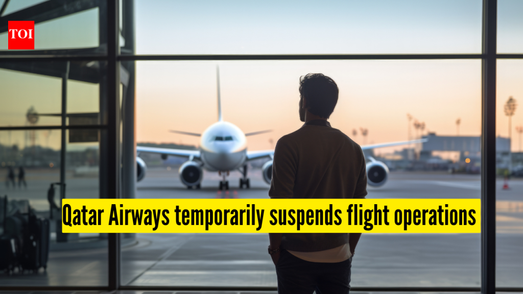 कतार एअरवेज फ्लाइट स्टेटस: कतार एअरस्पेस बंद झाल्याने कतार एअरवेजने फ्लाइट ऑपरेशन तात्पुरते स्थगित केले; प्रवाशांना स्थिती तपासण्यास सांगितले |