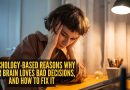 तुमच्या मेंदूला वाईट निर्णय का आवडतात आणि ते कसे सोडवायचे याची 5 मानसशास्त्र-आधारित कारणे