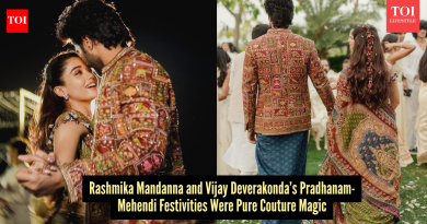 रश्मिका मंदान्ना आणि विजय देवरकोंडा यांचा प्रधानम-मेहंदी उत्सव हा वेशभूषा आणि परंपरेचा कॅलिडोस्कोप होता